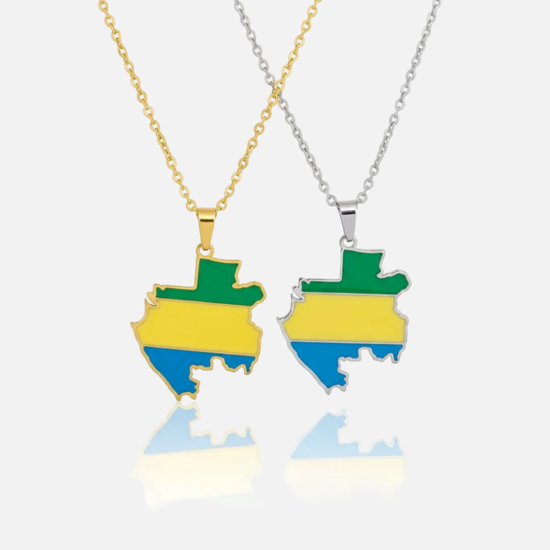 African Country/Flag Necklaces - Jewelled Me