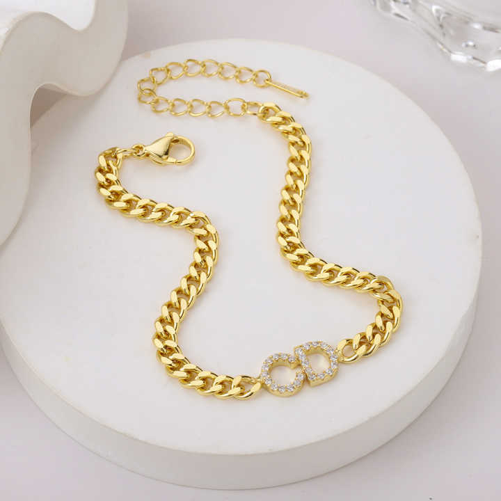 ICED Custom Name Cuban Chain Bracelet - Jewelled Me