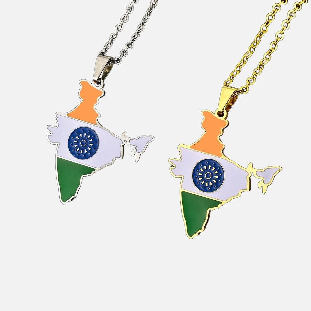 Asian & Oceanian Country/Flag Necklaces - Jewelled Me