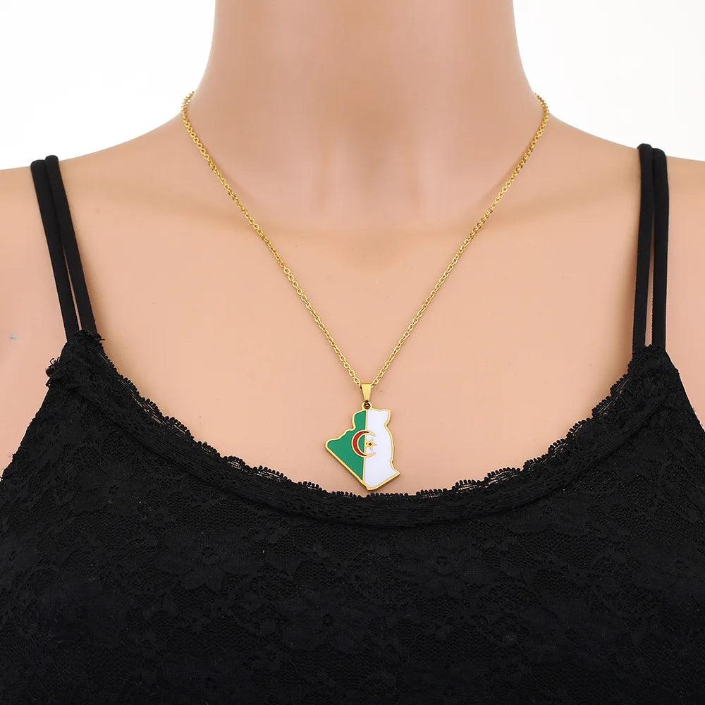 Middle Eastern Country/Flag Necklaces - Jewelled Me