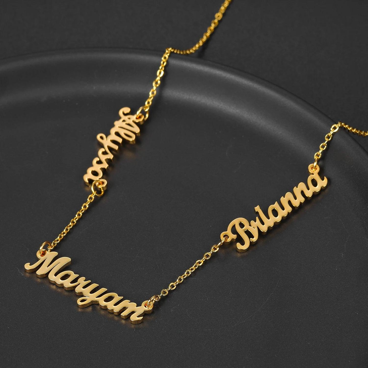 Multiple Name Miami Necklace - Jewelled Me