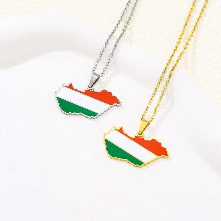 European Country/Flag Necklaces - Jewelled Me