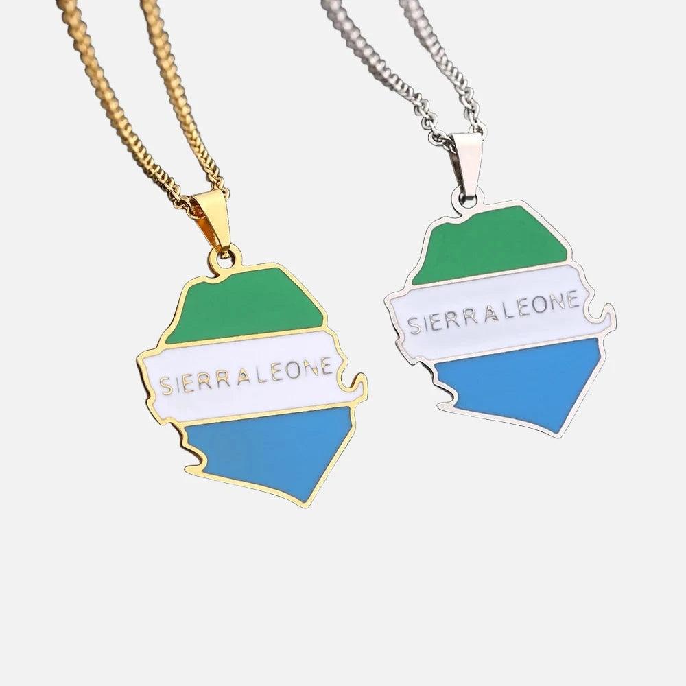 Africa Country/Flag Necklaces - Jewelled Me