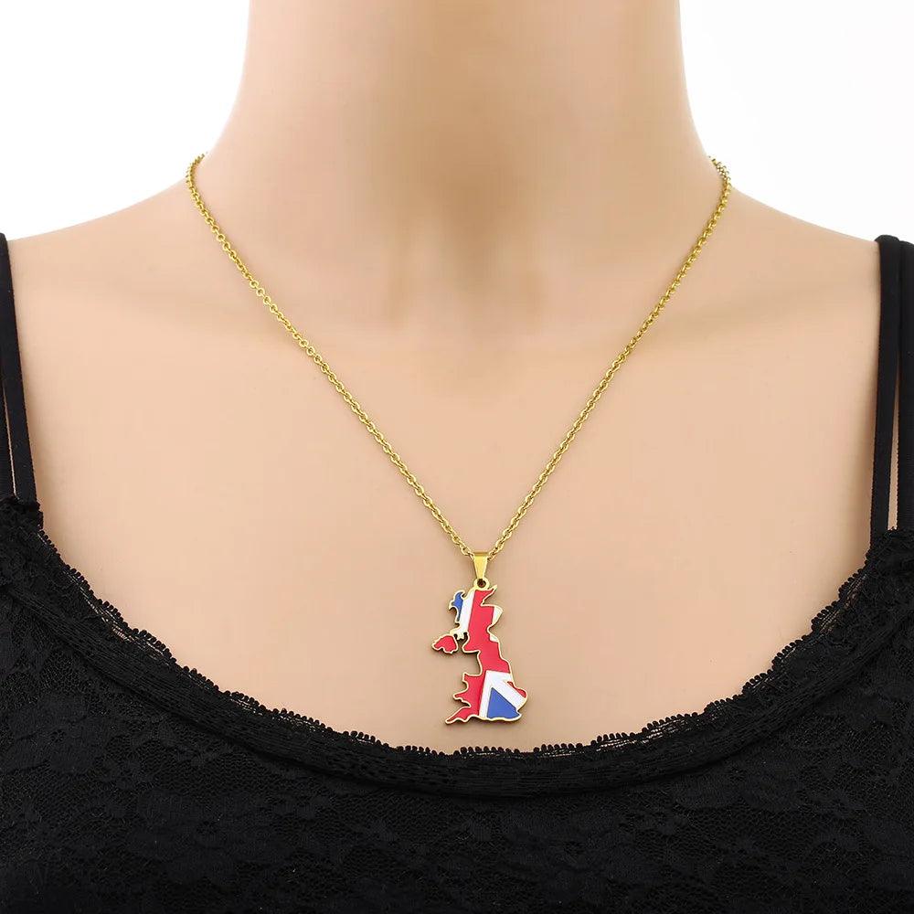 European Country/Flag Necklaces - Jewelled Me