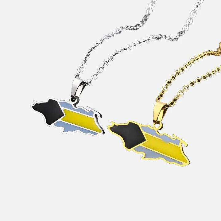 The Americas & Caribbean Country/Flag Necklaces (BACKUP) - Jewelled Me