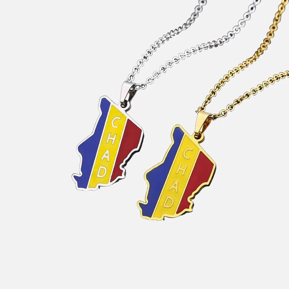 Africa Country/Flag Necklaces - Jewelled Me