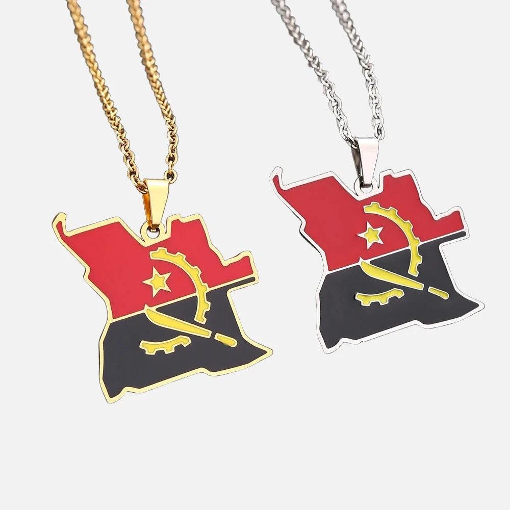 Africa Country/Flag Necklaces - Jewelled Me
