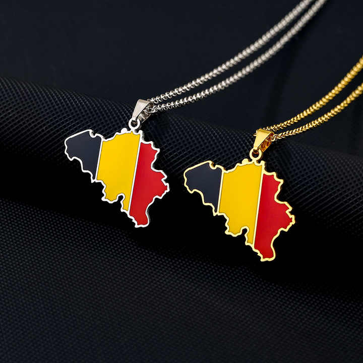 European Country/Flag Necklaces - Jewelled Me