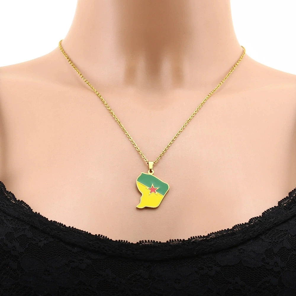 South & Latin American Country/Flag Necklaces - Jewelled Me