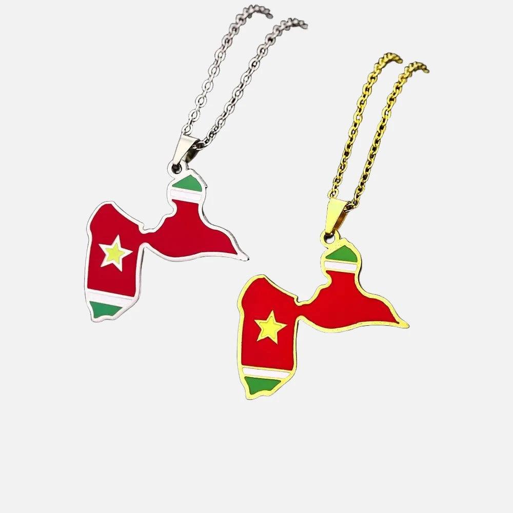Latin American Country/Flag Necklaces (BACKUP) - Jewelled Me