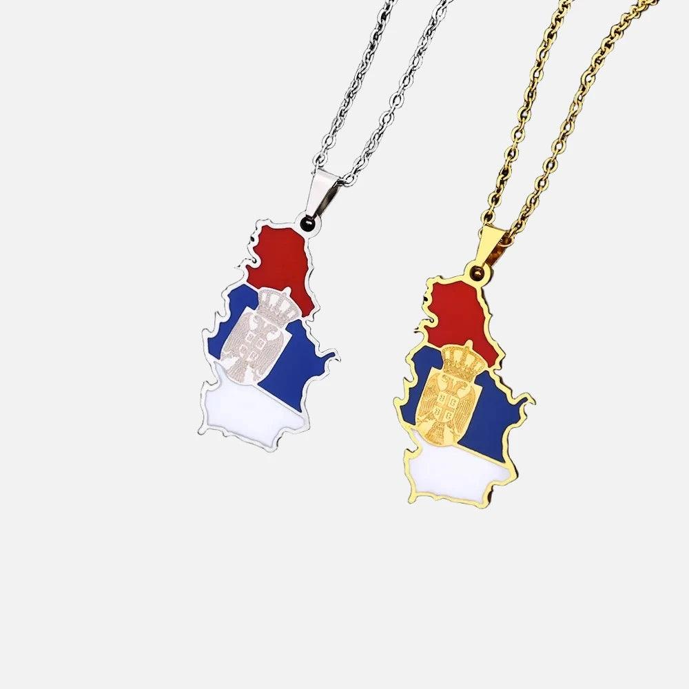 European Country/Flag Necklaces - Jewelled Me