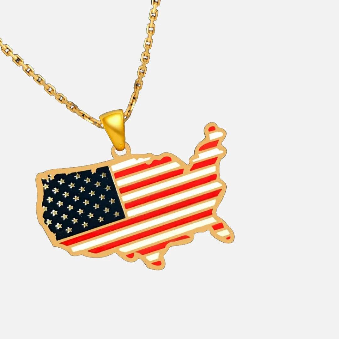 The Americas & Caribbean Country/Flag Necklaces (BACKUP) - Jewelled Me