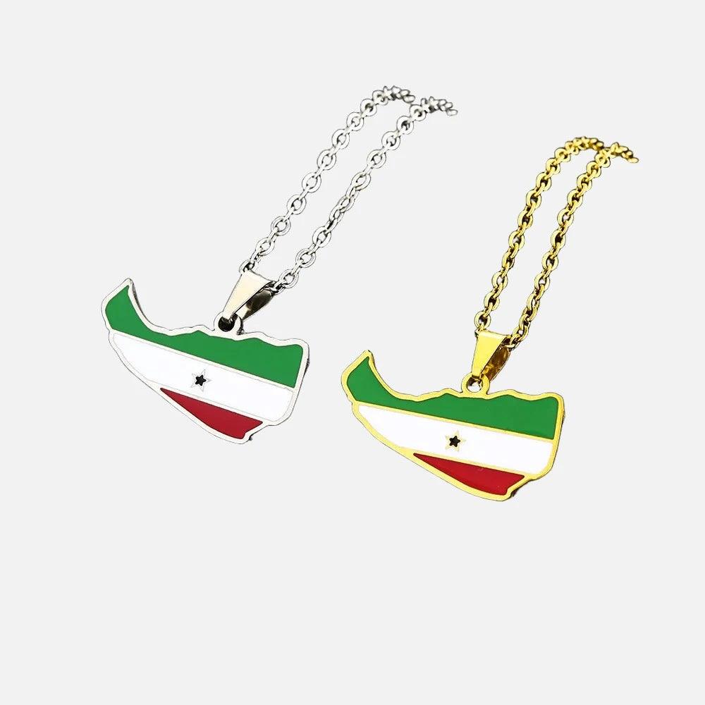 Middle Eastern Country/Flag Necklaces - Jewelled Me