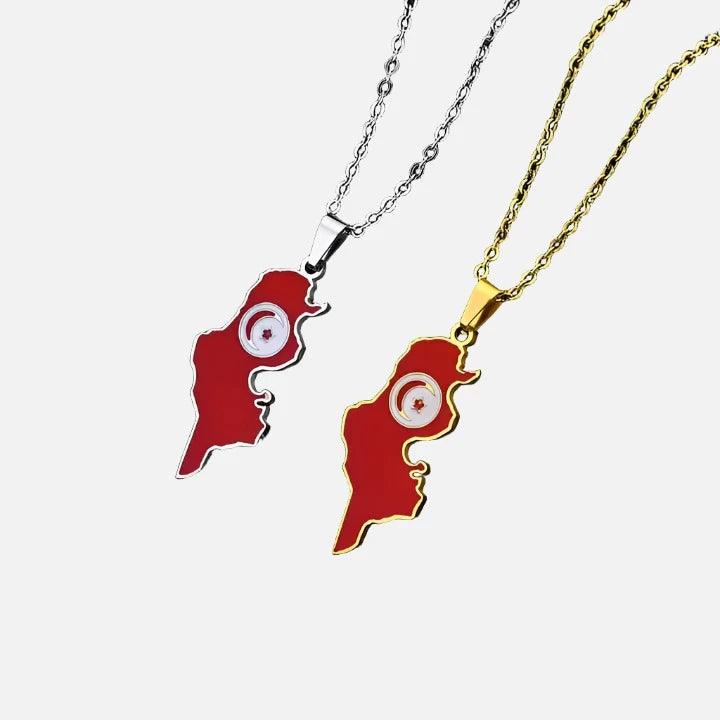 Middle Eastern Country/Flag Necklaces - Jewelled Me