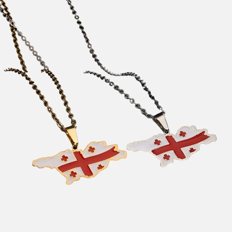 European Country/Flag Necklaces - Jewelled Me