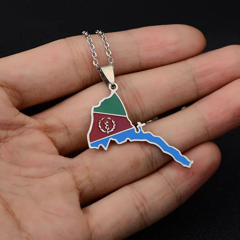 Africa Country/Flag Necklaces - Jewelled Me