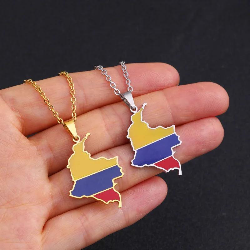 The Americas & Caribbean Country/Flag Necklaces (BACKUP) - Jewelled Me