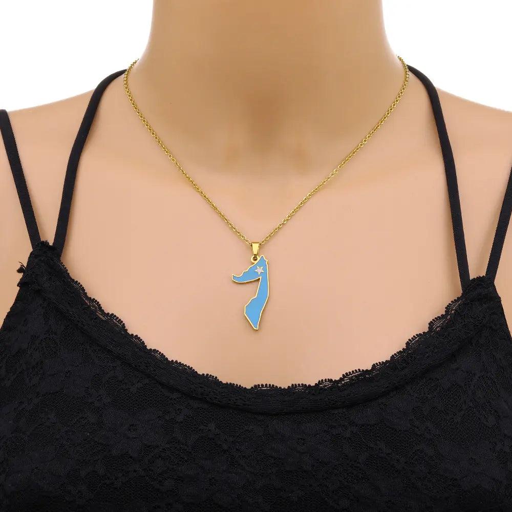 Middle Eastern Country/Flag Necklaces - Jewelled Me