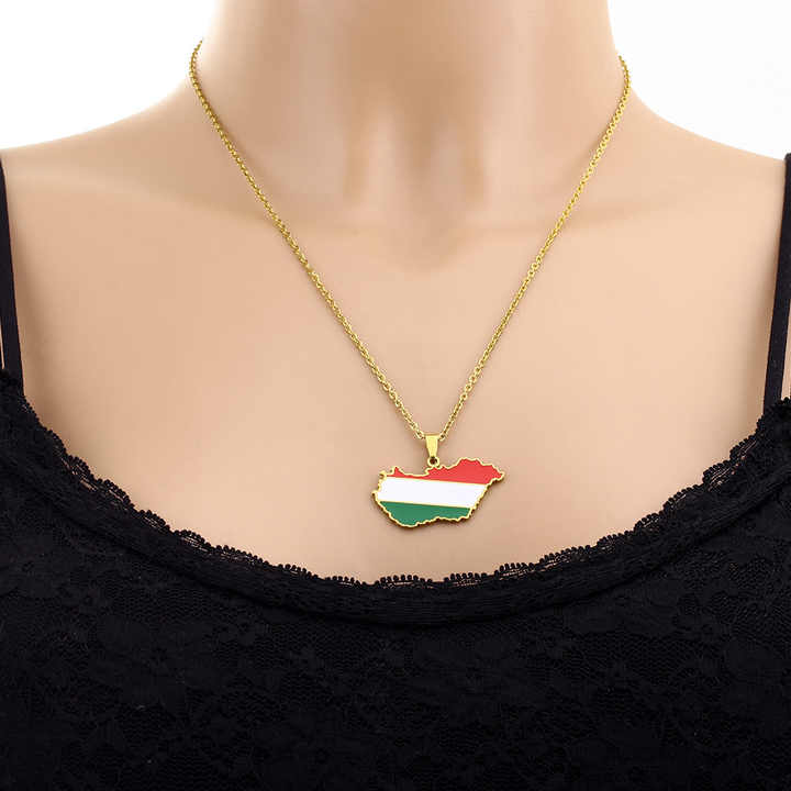 European Country/Flag Necklaces - Jewelled Me