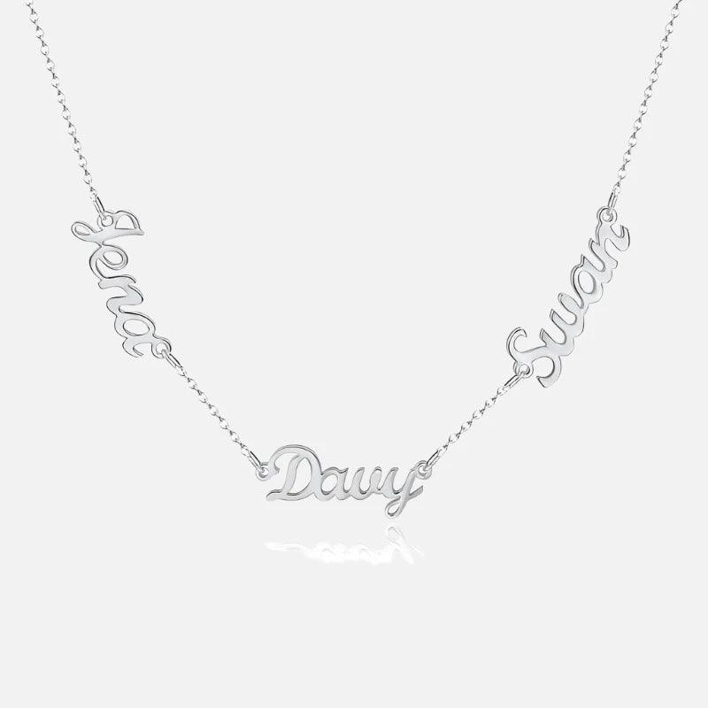 Multiple Name Miami Necklace - Jewelled Me
