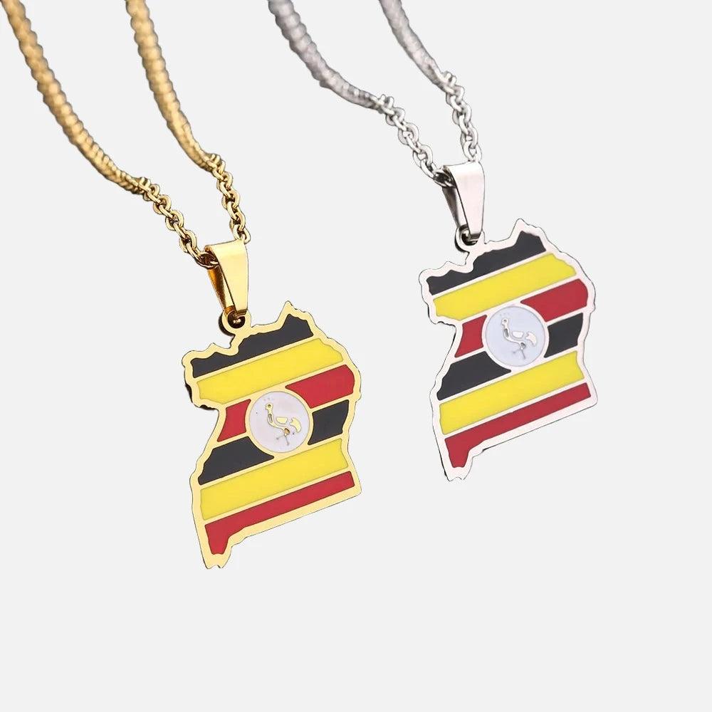 Africa Country/Flag Necklaces - Jewelled Me