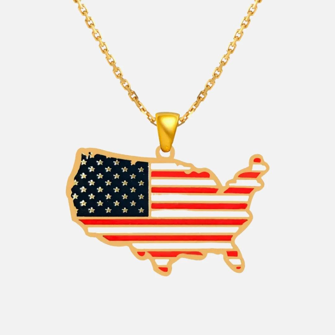 The Americas & Caribbean Country/Flag Necklaces (BACKUP) - Jewelled Me
