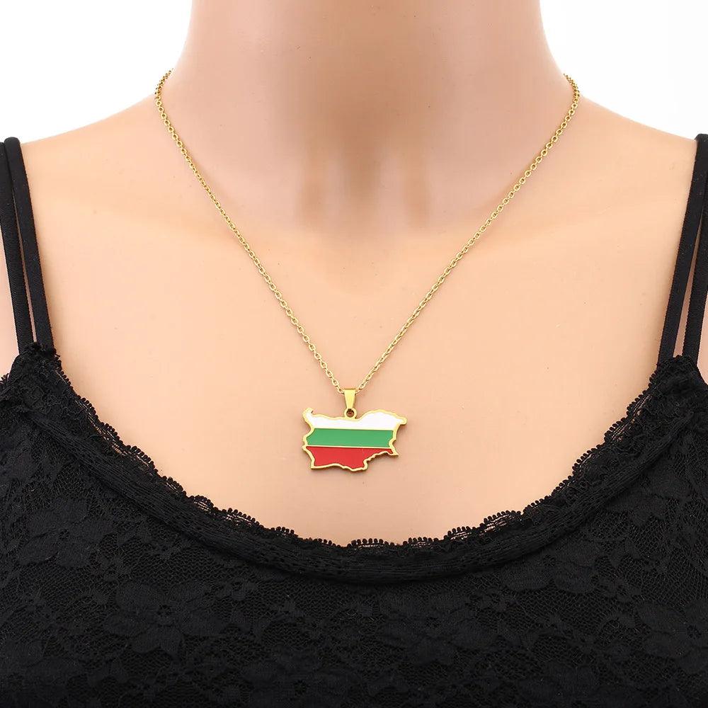 European Country/Flag Necklaces - Jewelled Me