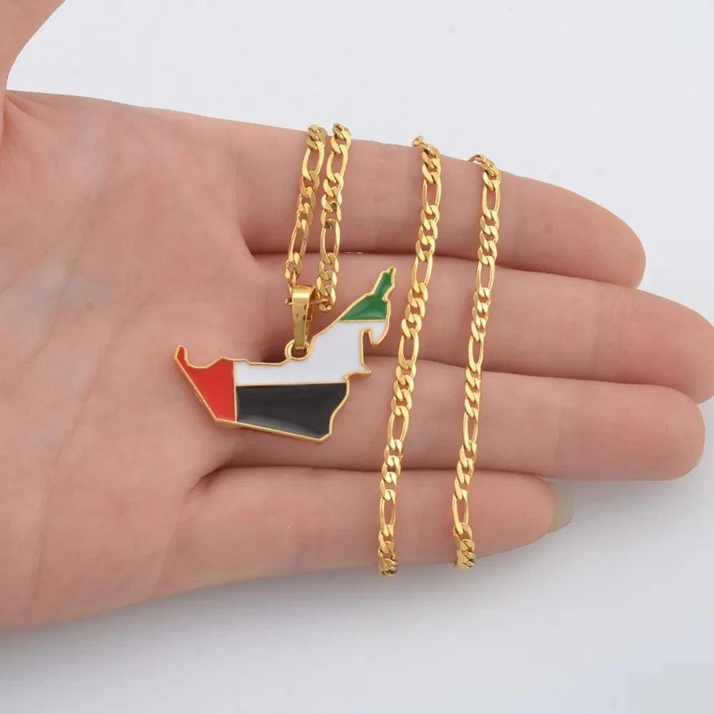 Middle Eastern Country/Flag Necklaces - Jewelled Me