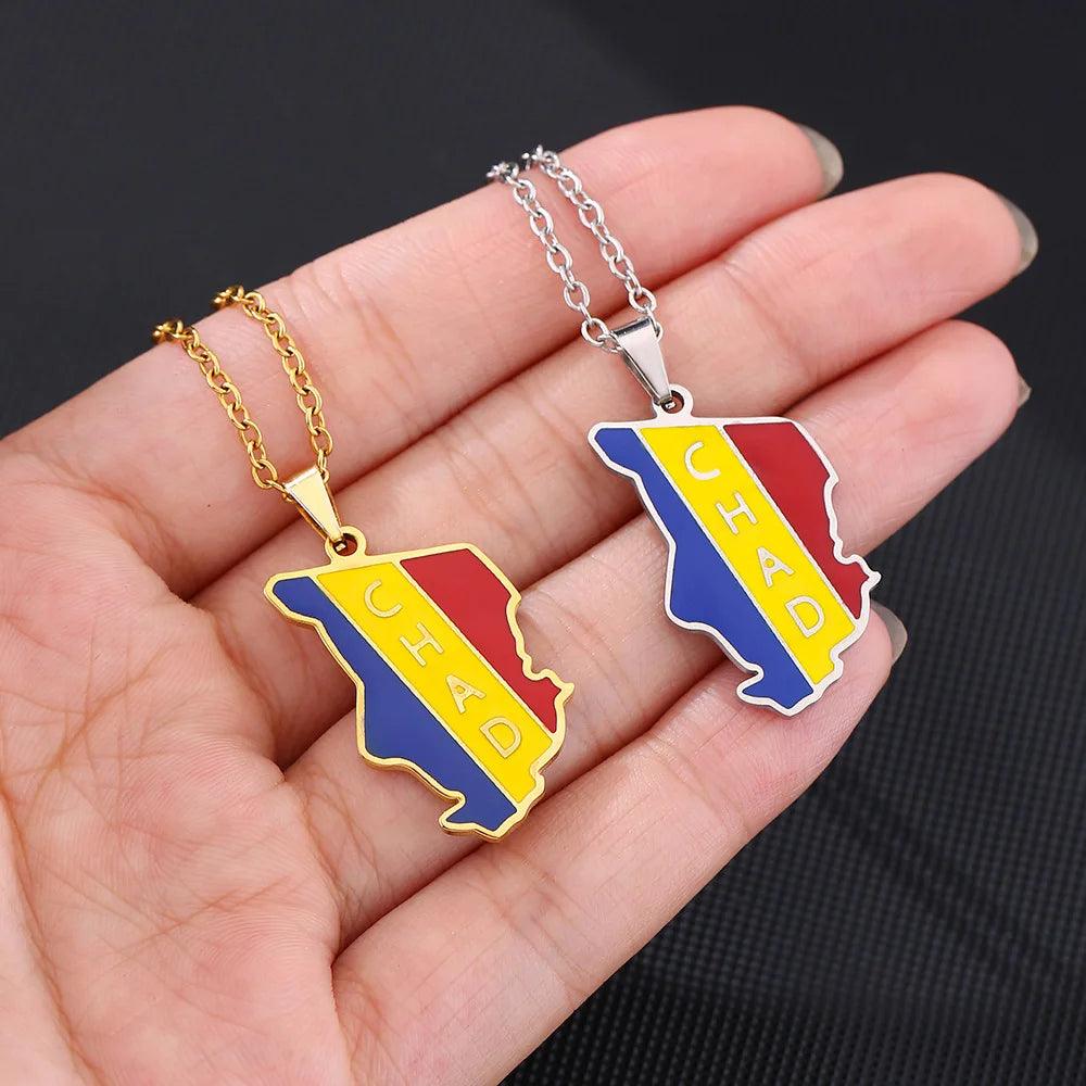 Africa Country/Flag Necklaces - Jewelled Me