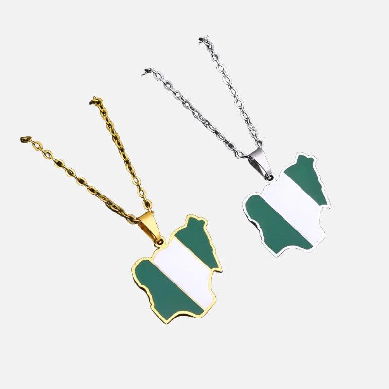 Africa Country/Flag Necklaces - Jewelled Me