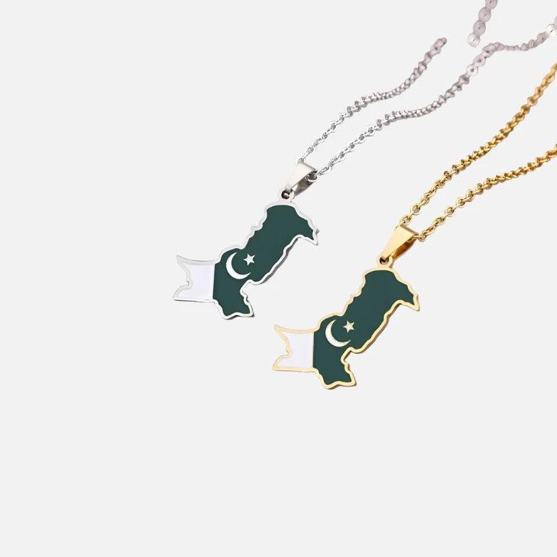 Asian & Oceanian Country/Flag Necklaces - Jewelled Me