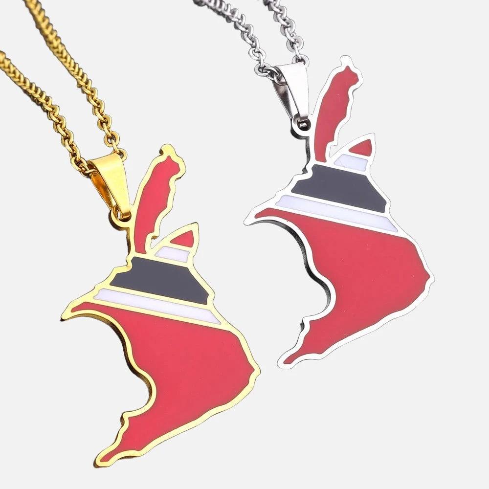The Americas & Caribbean Country/Flag Necklaces (BACKUP) - Jewelled Me