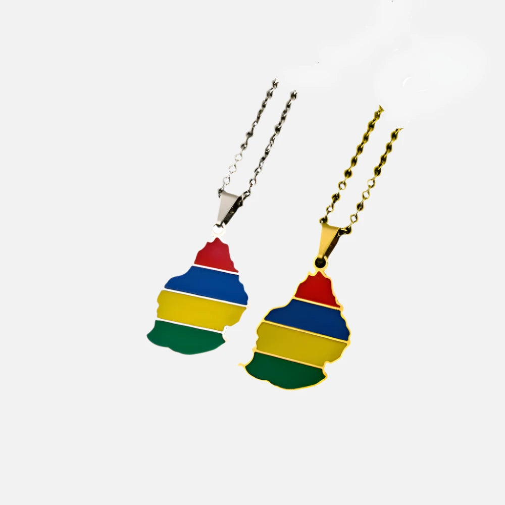 Africa Country/Flag Necklaces - Jewelled Me