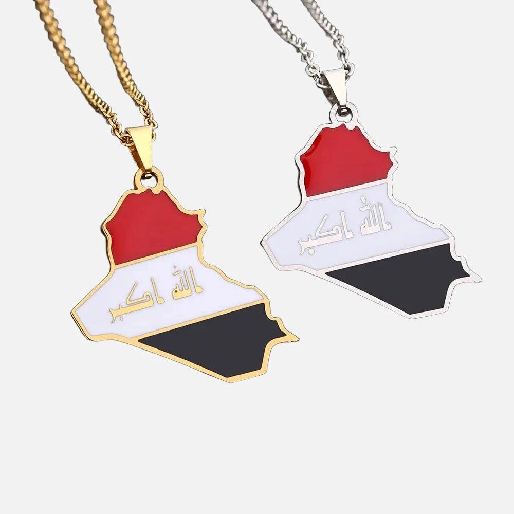 Middle Eastern Country/Flag Necklaces - Jewelled Me