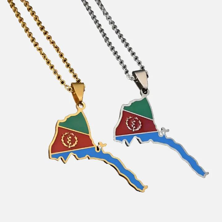 Africa Country/Flag Necklaces - Jewelled Me