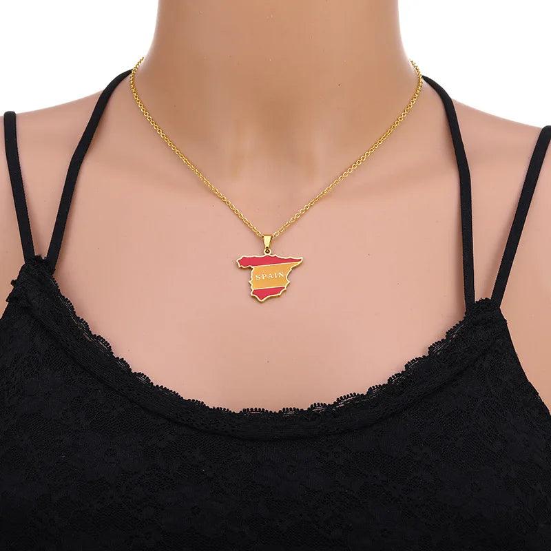 European Country/Flag Necklaces - Jewelled Me