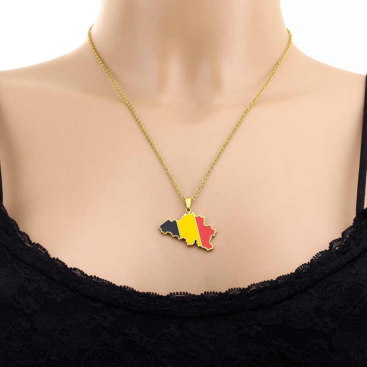 European Country/Flag Necklaces - Jewelled Me