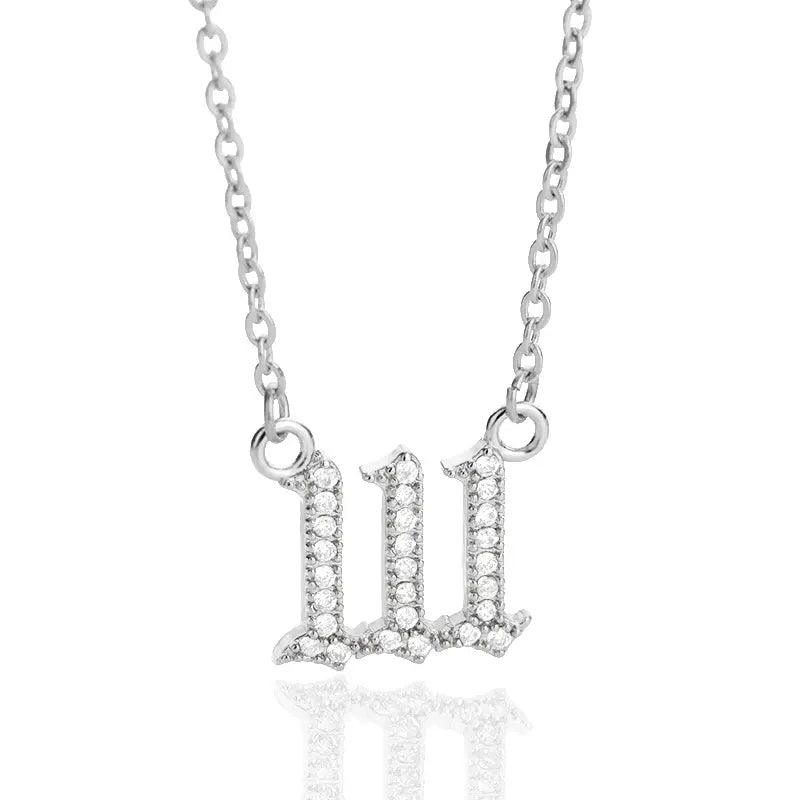 ICED Angel Numbers Necklace - Jewelled Me
