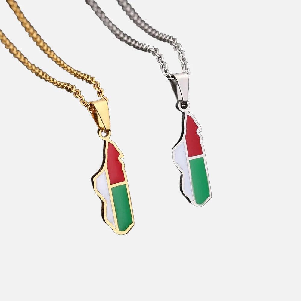 Africa Country/Flag Necklaces - Jewelled Me