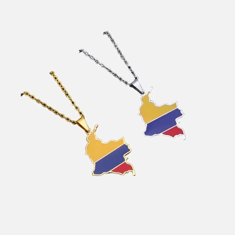 The Americas & Caribbean Country/Flag Necklaces (BACKUP) - Jewelled Me