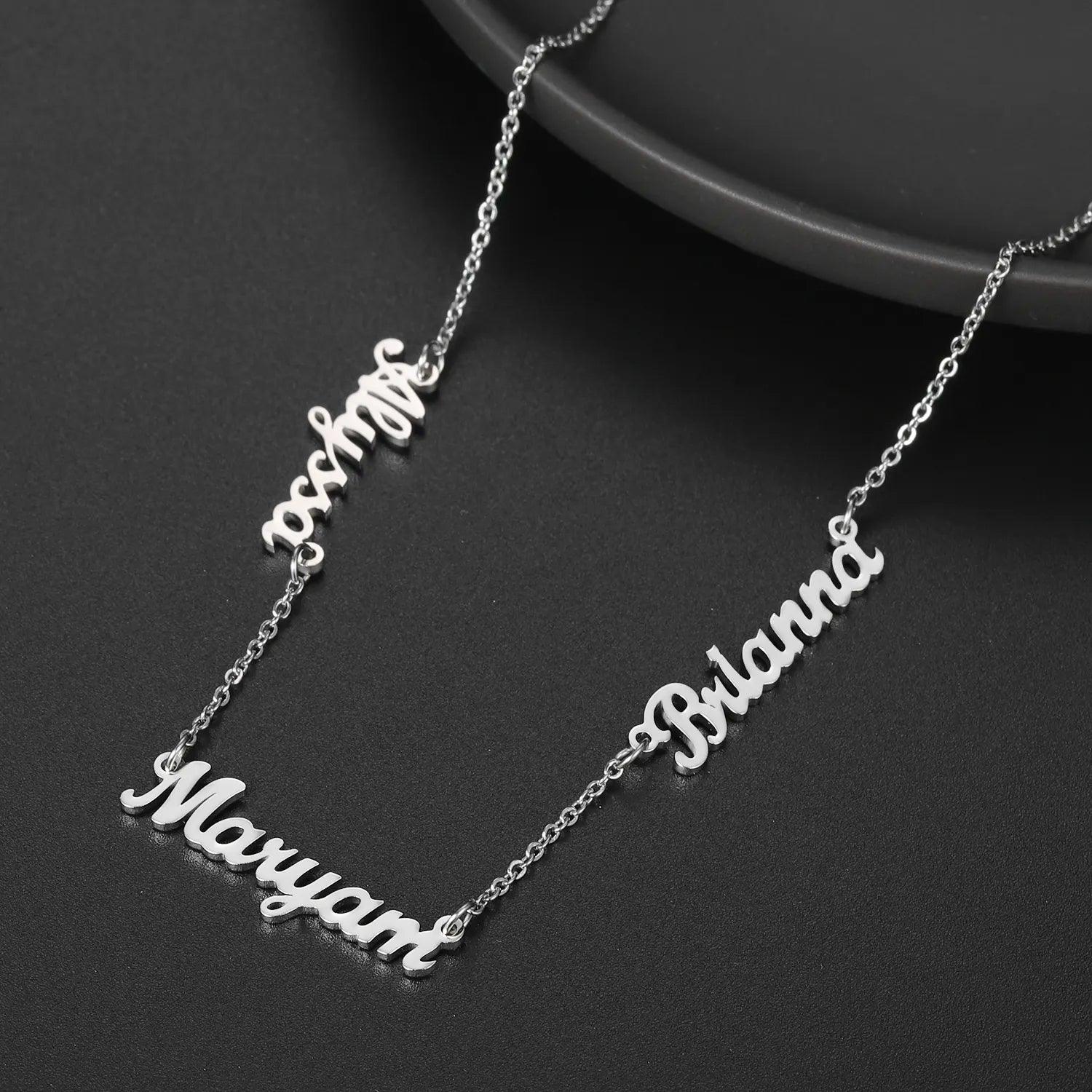 Multiple Name Miami Necklace - Jewelled Me