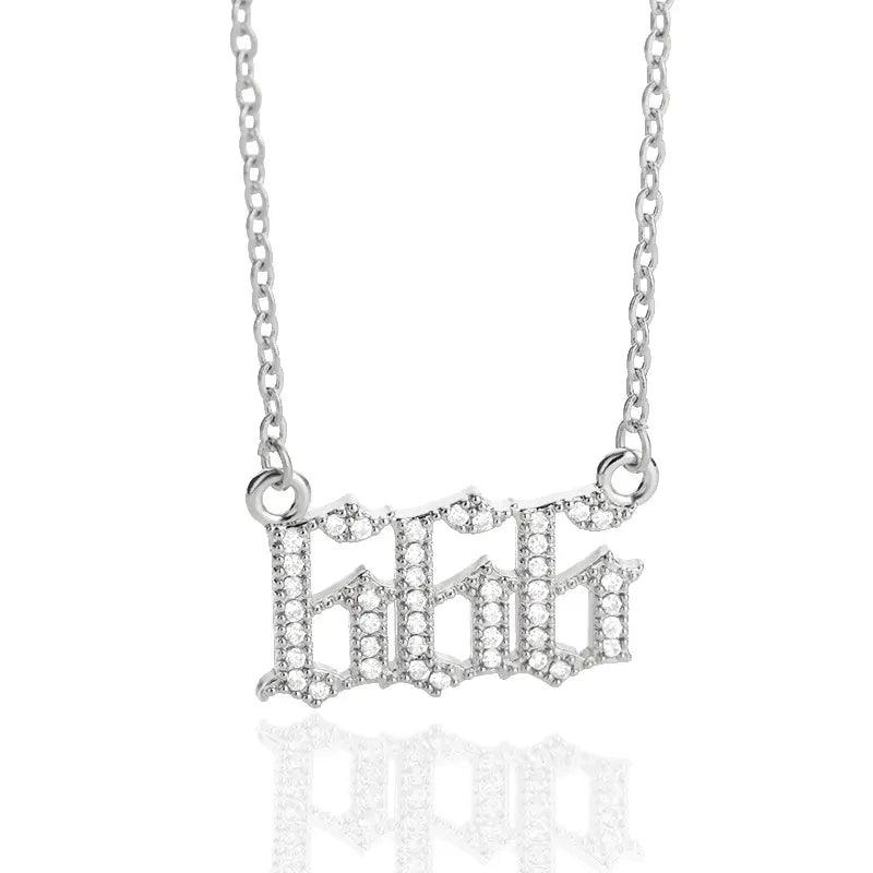 ICED Angel Numbers Necklace - Jewelled Me