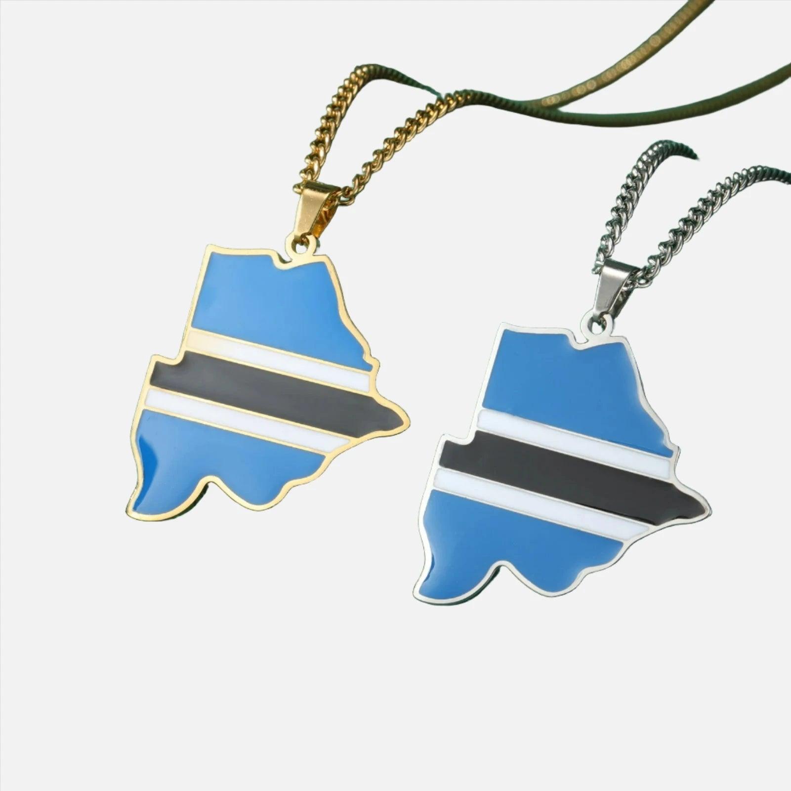 Africa Country/Flag Necklaces - Jewelled Me