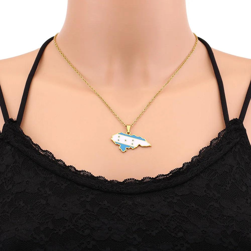 Latin American Country/Flag Necklaces (BACKUP) - Jewelled Me