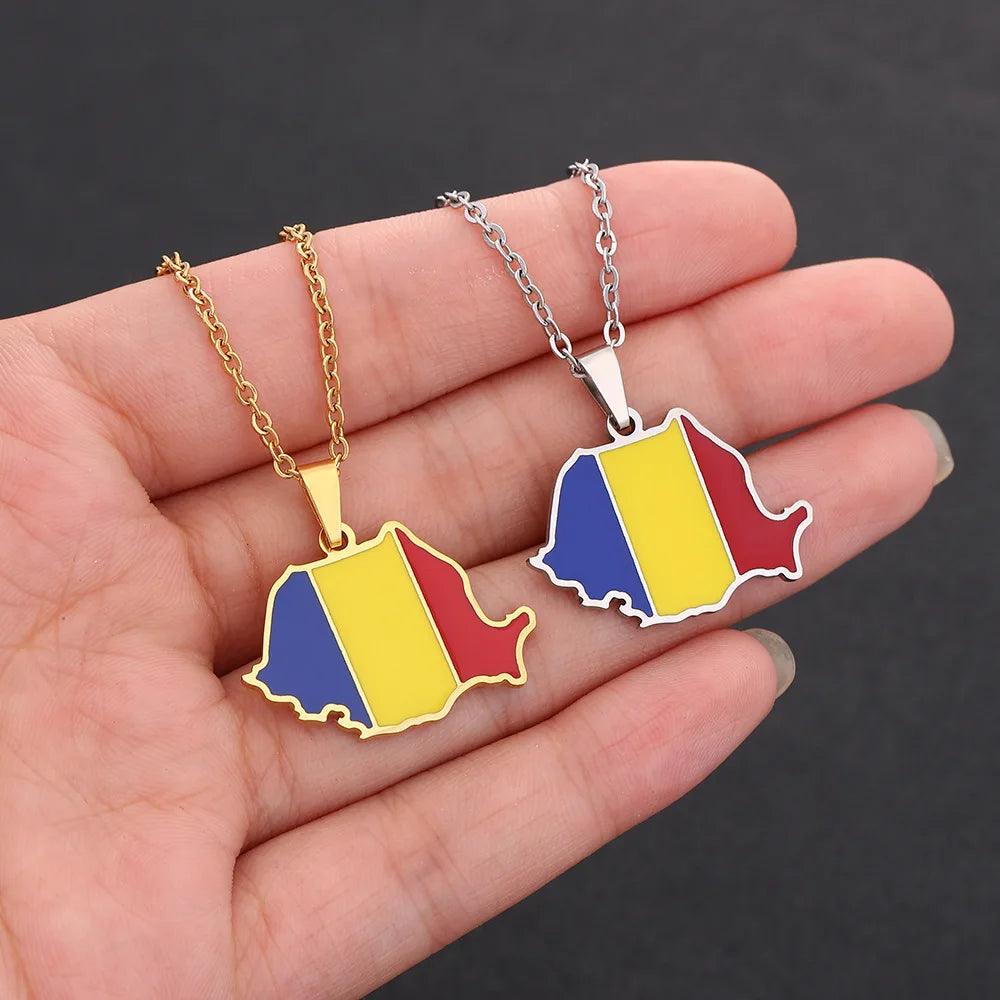 European Country/Flag Necklaces - Jewelled Me