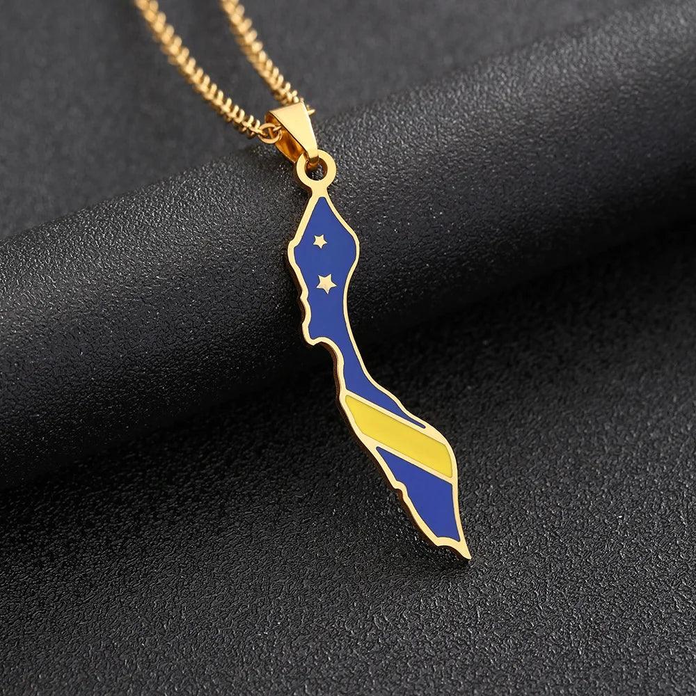 The Americas & Caribbean Country/Flag Necklaces (BACKUP) - Jewelled Me