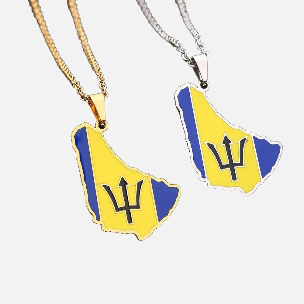The Americas & Caribbean Country/Flag Necklaces (BACKUP) - Jewelled Me