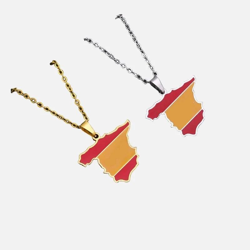 European Country/Flag Necklaces - Jewelled Me