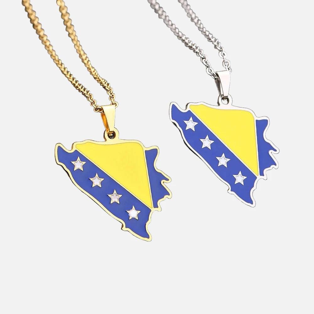 European Country/Flag Necklaces - Jewelled Me