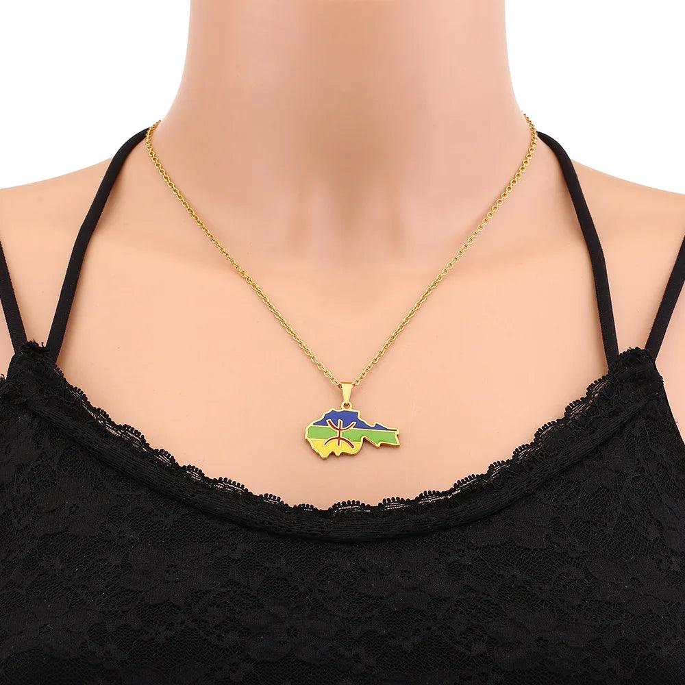 Africa Country/Flag Necklaces - Jewelled Me